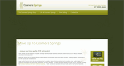 Desktop Screenshot of coomerasprings.com.au