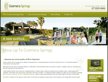 Tablet Screenshot of coomerasprings.com.au